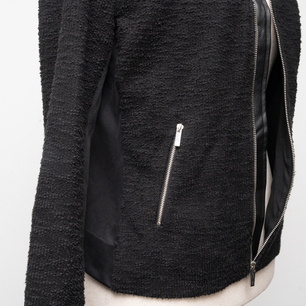 Calvin Klein - Textured Moto-Style Zip‎ Jacket - Picture 8 of 9